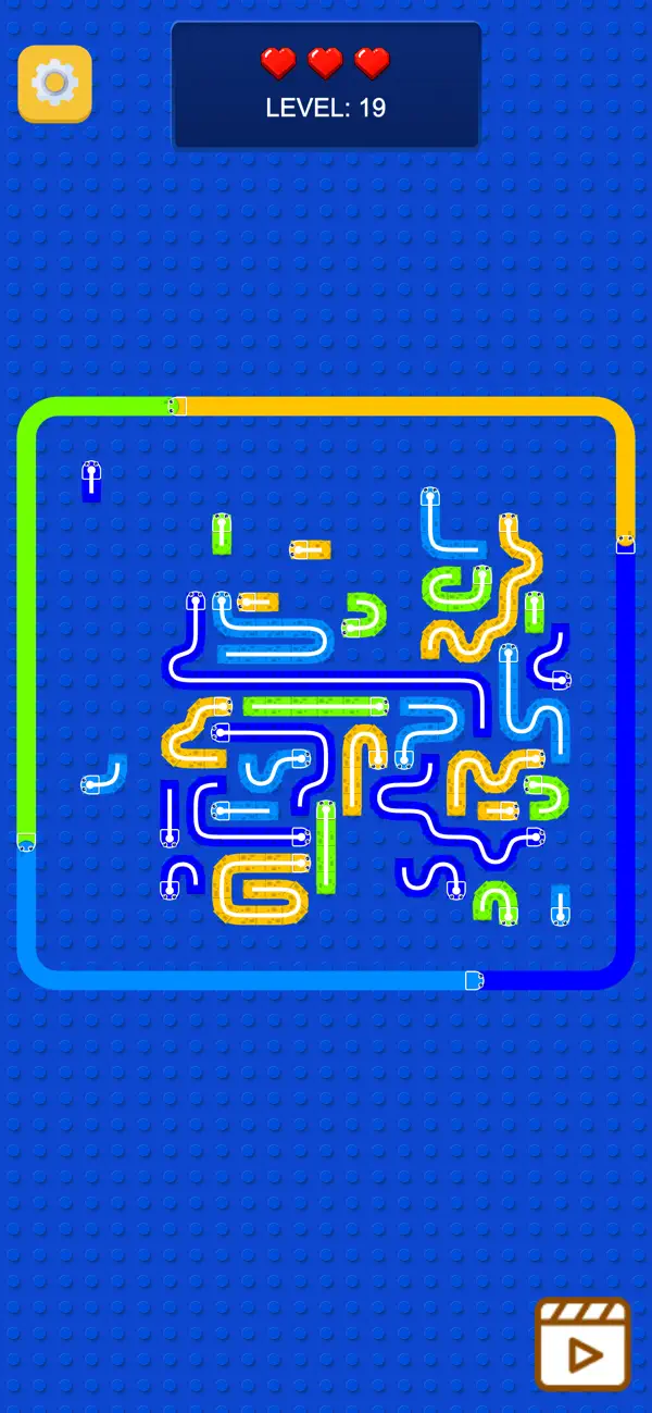 Snakes Puzzle: Color Gates