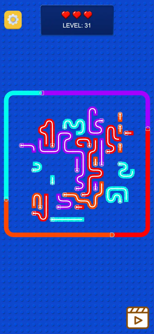 Snakes Puzzle: Color Gates