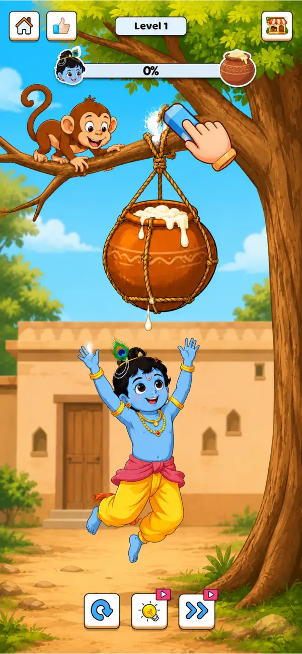 Krishna Stories Game