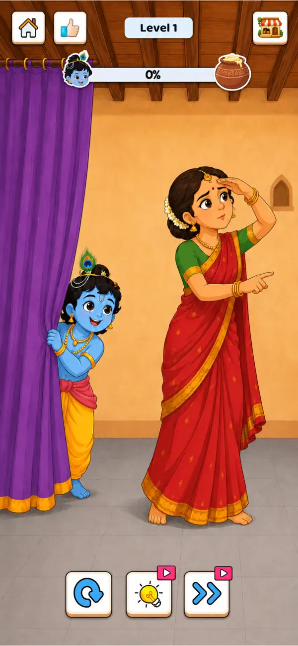 Krishna Stories Game