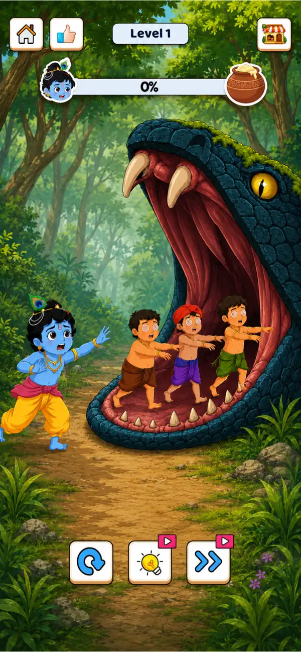 Krishna Stories Game