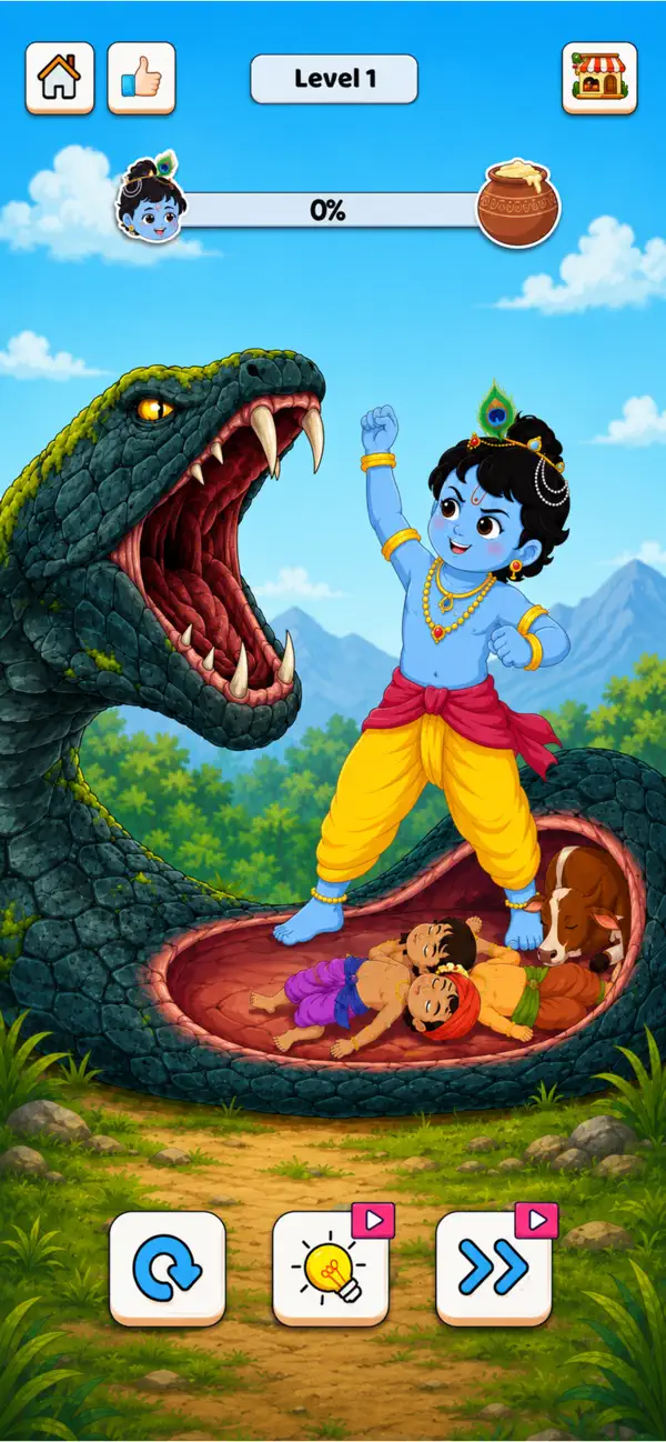Krishna Stories Game