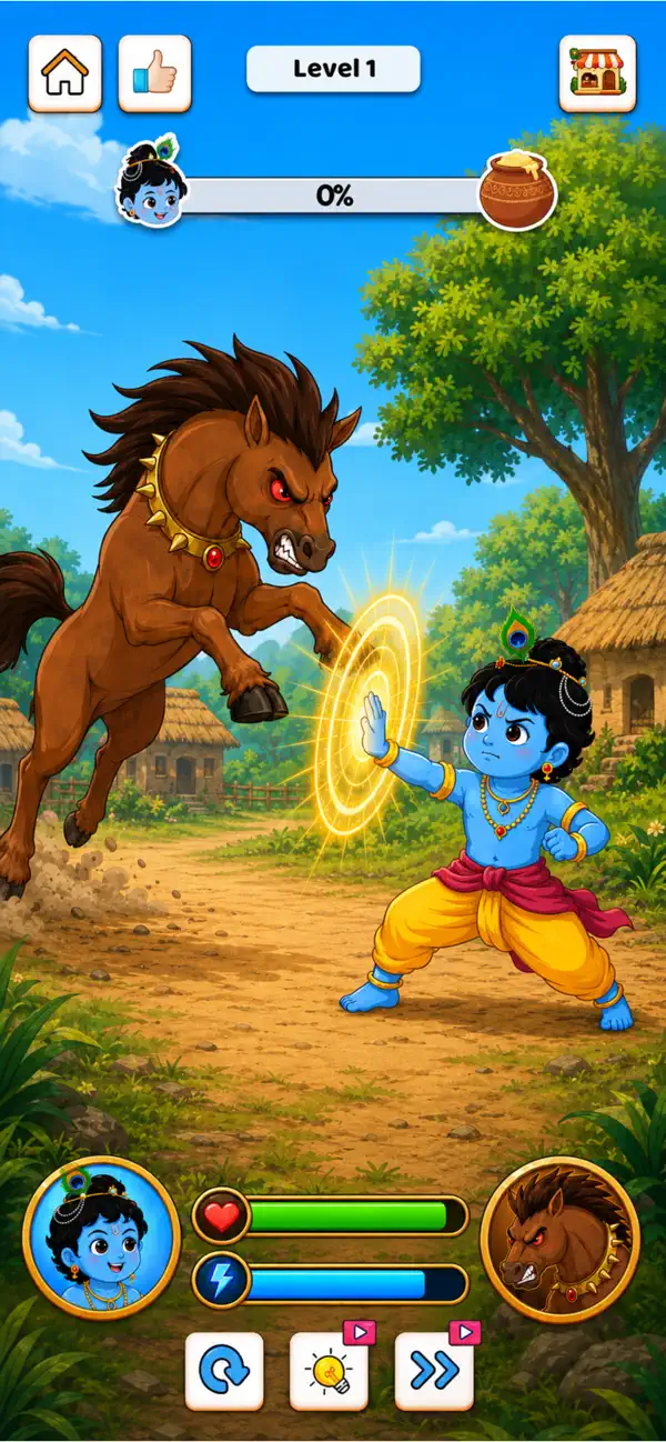 Krishna Stories Game