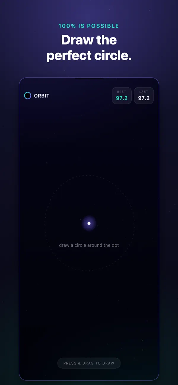 Orbit: Draw a Perfect Circle