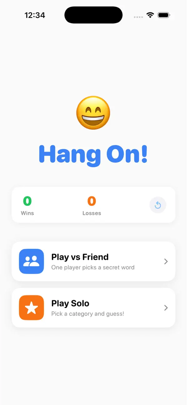 Hang On! Hangman Word Game