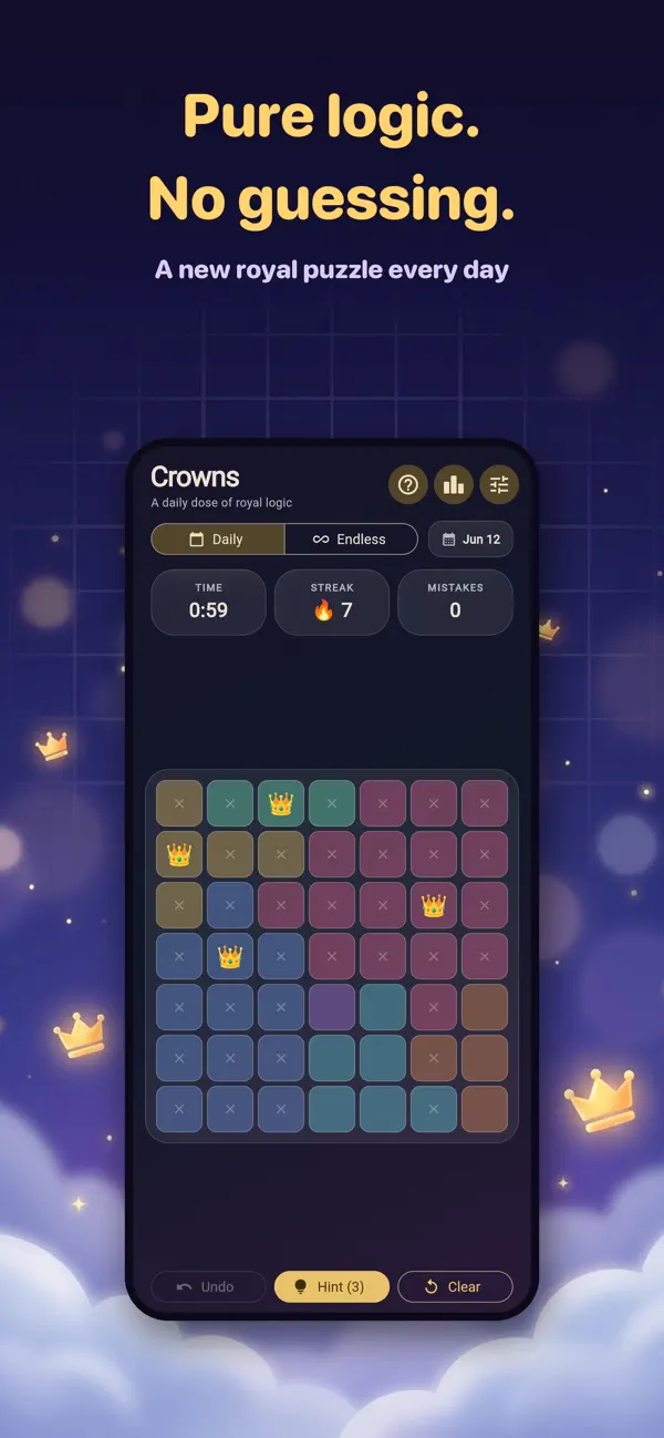 Crowns — Daily Logic