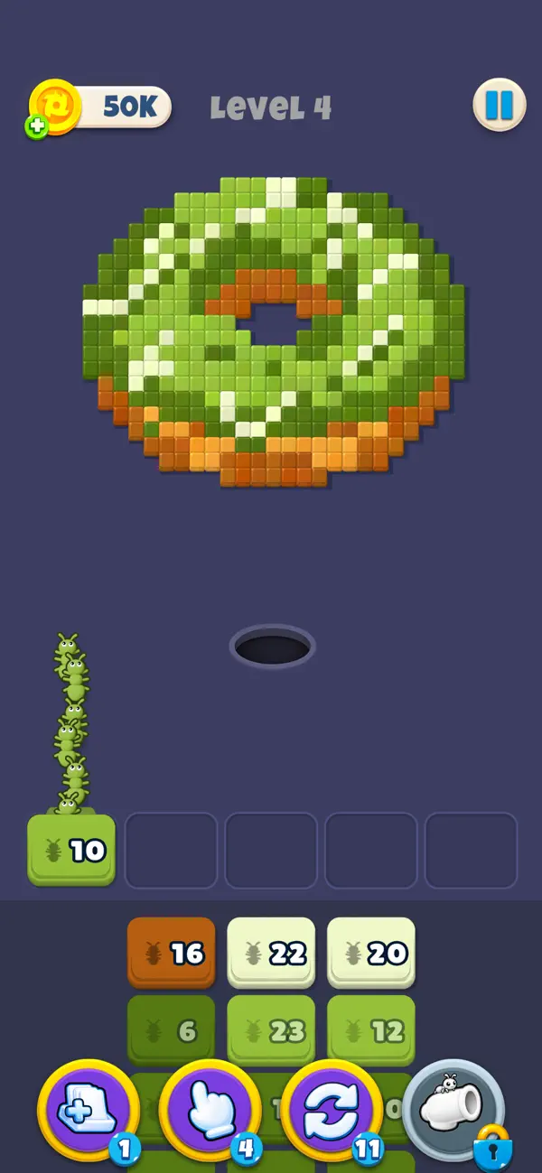 Ant Blocks: Color Blast Puzzle