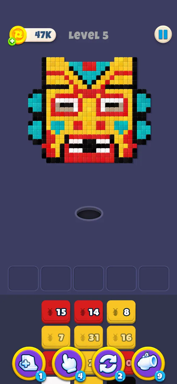 Ant Blocks: Color Blast Puzzle