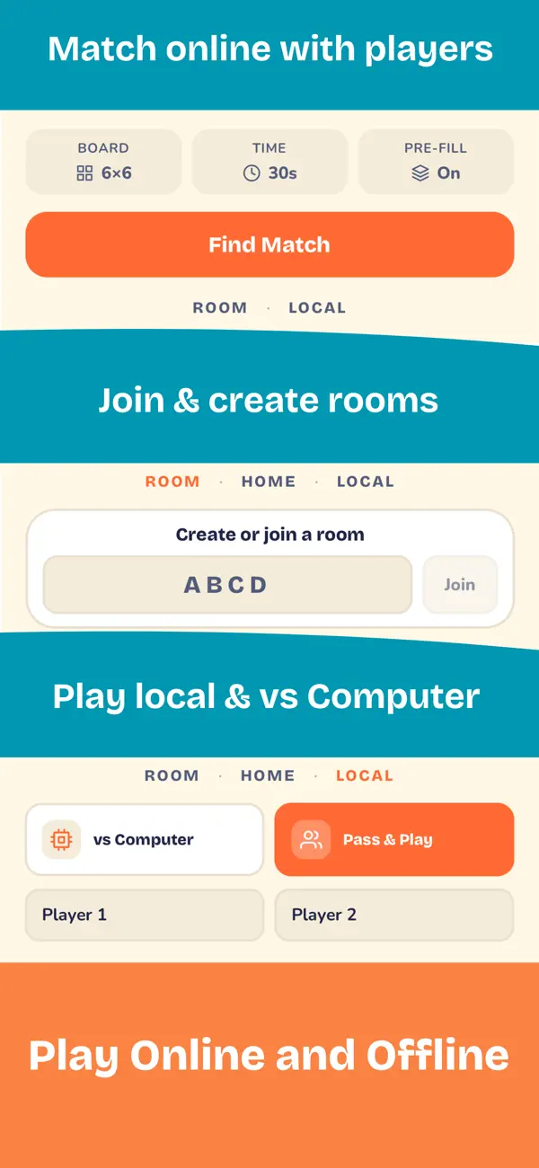 Sixteen - multiplayer puzzle