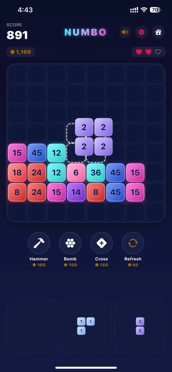 Numbo: Number Merge Puzzle