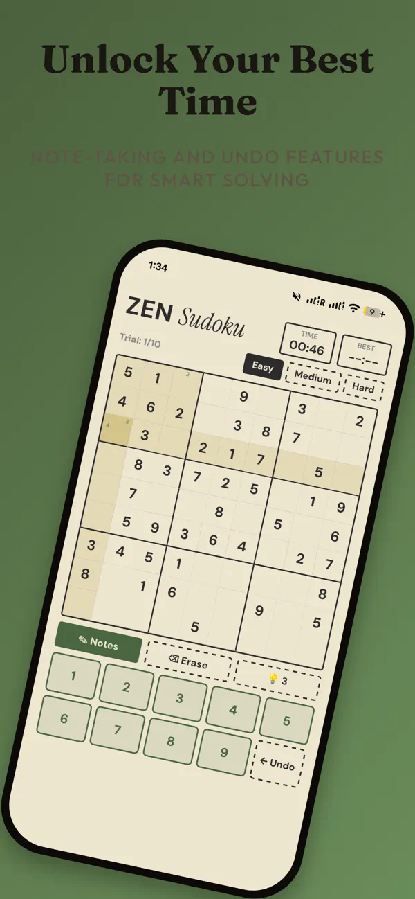 Zen Sudoku: Classic Puzzle