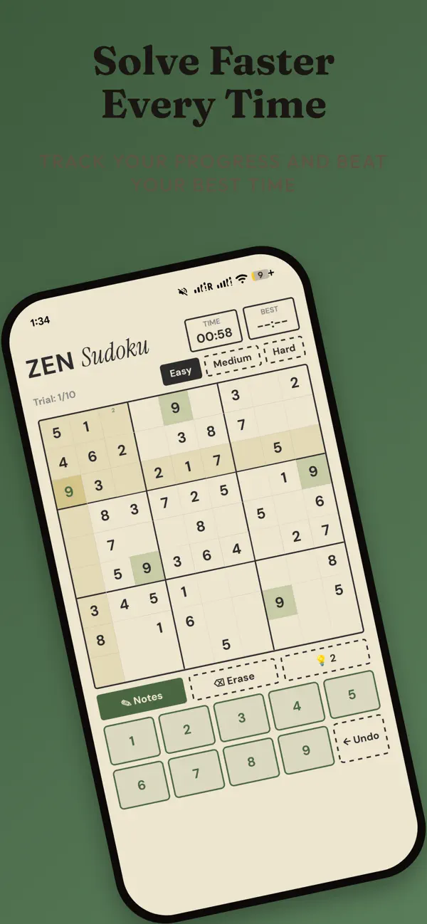 Zen Sudoku: Classic Puzzle