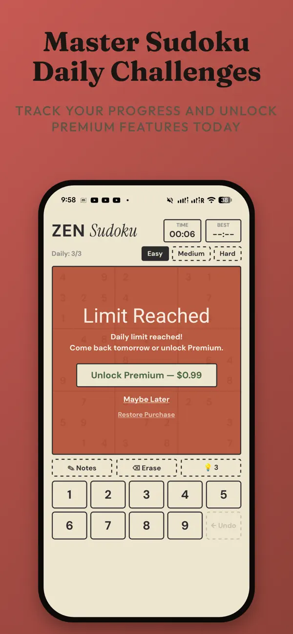 Zen Sudoku: Classic Puzzle