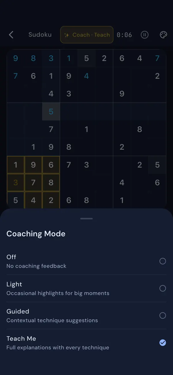 Sudoku AI Coach