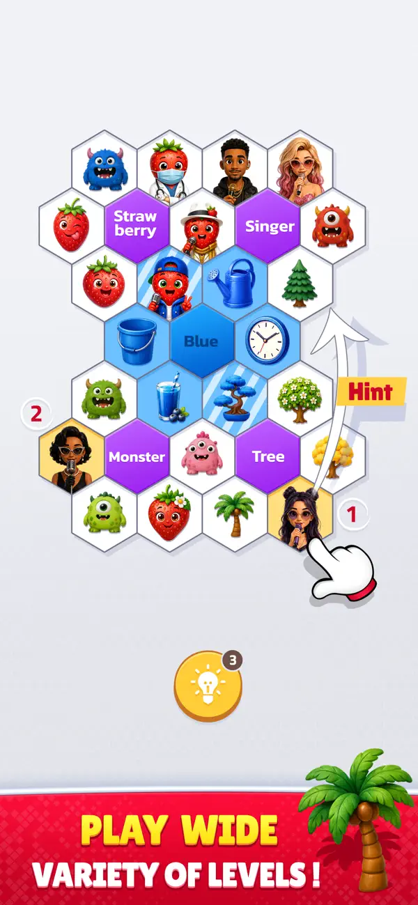 Hexa Category Sort: Emoji Game