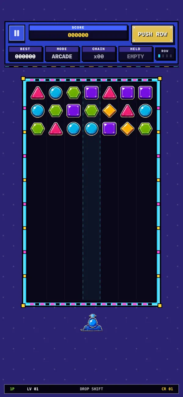 Neon Puzzle Cabinet