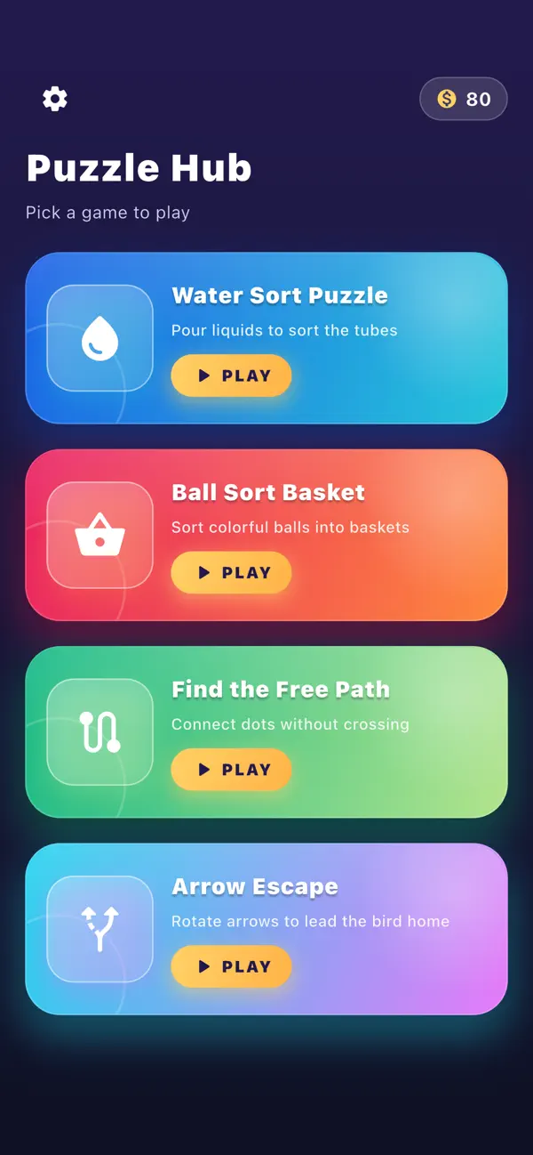 Puzzle Hub: Brain Games