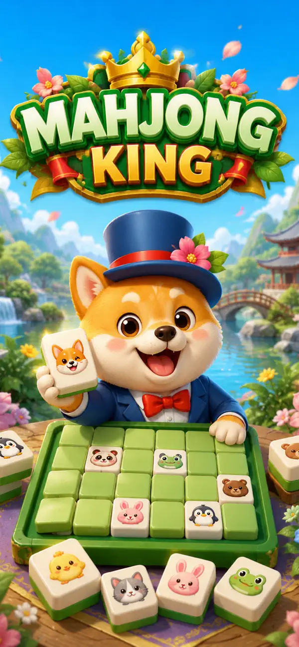 Mahjong King: Tile Push Puzzle