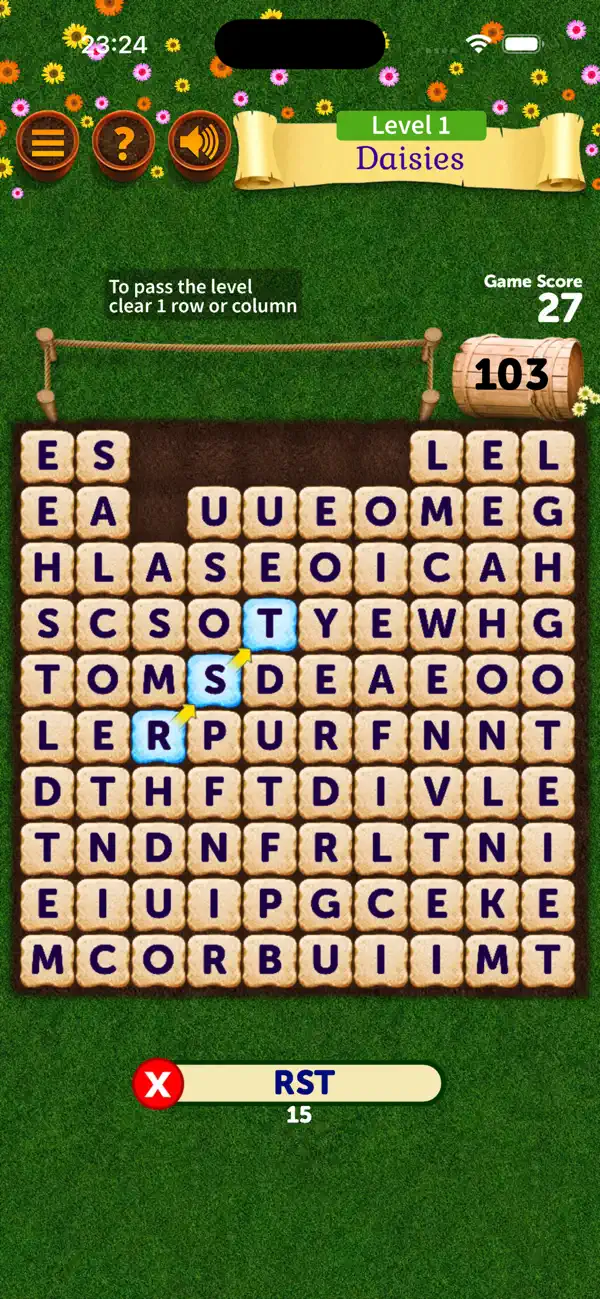 Garden Bloom Letters