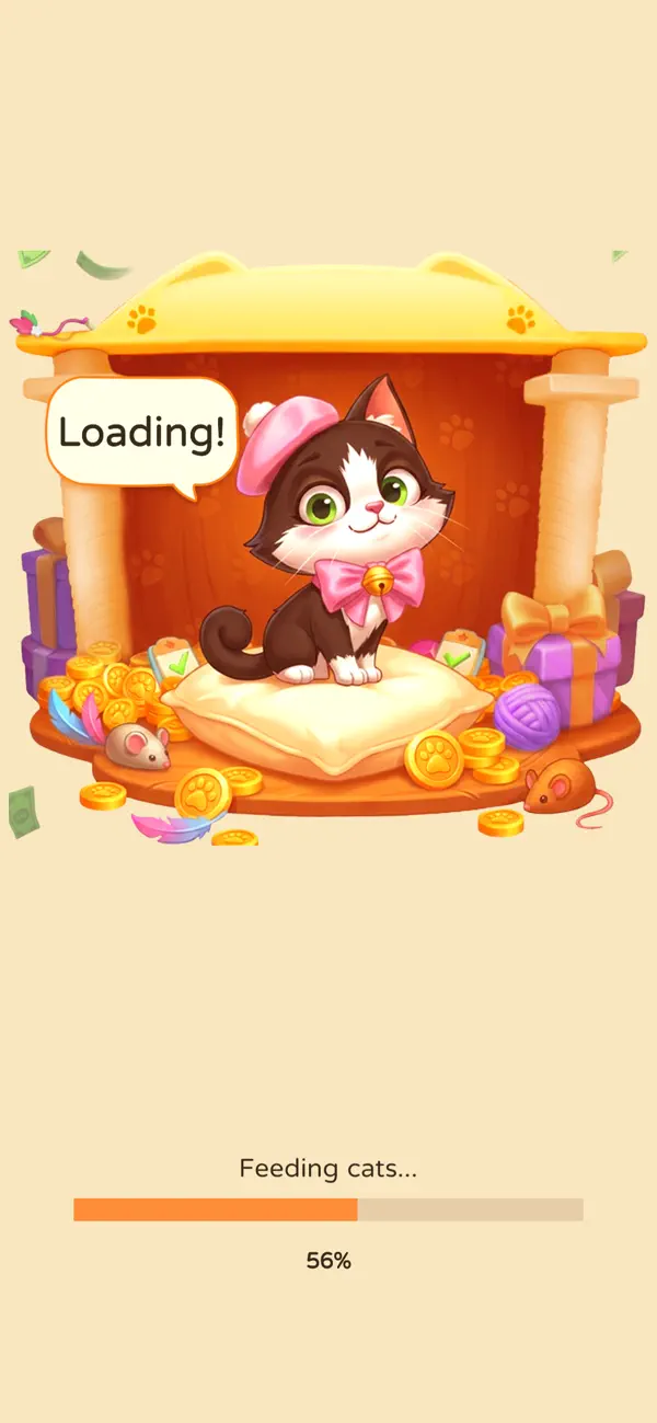 Kitten Solitaire TriPeaks