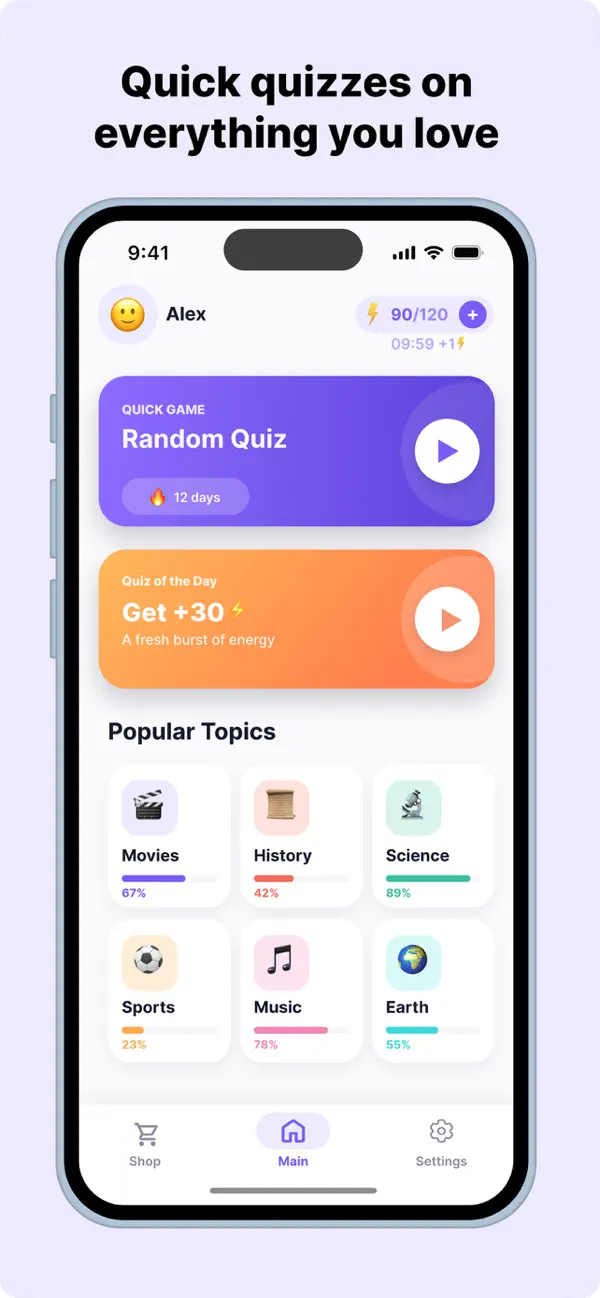 TriviaBites: Trivia Quiz Game