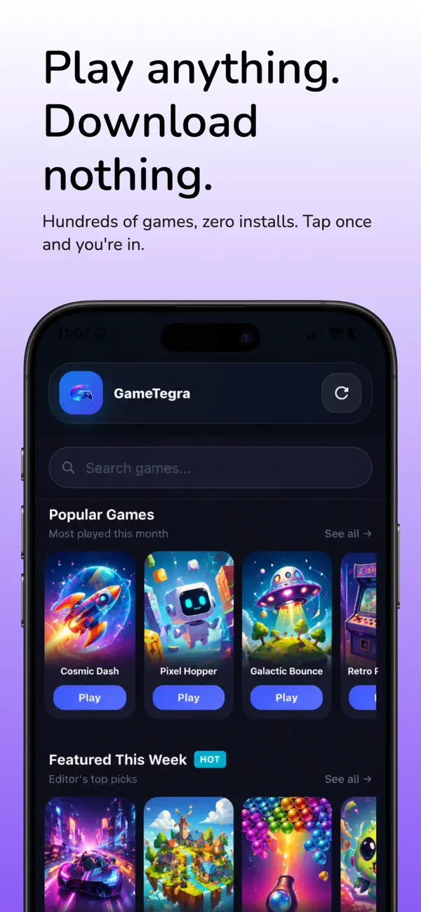 Gametegra – Infinite Games