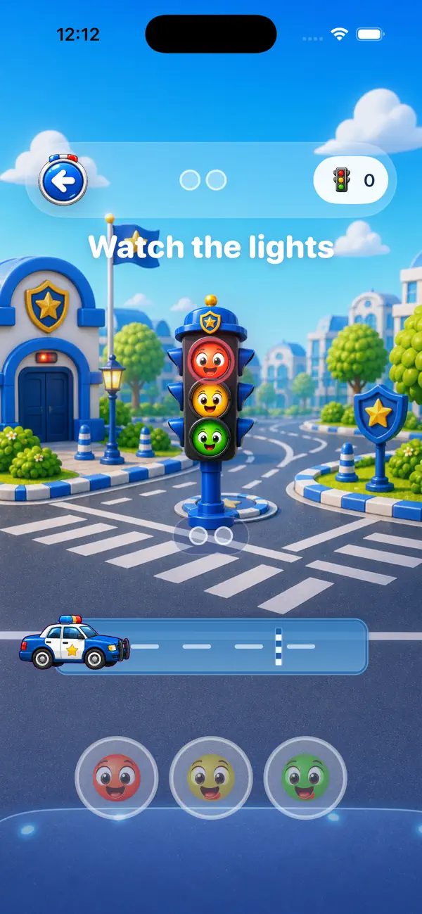 Police Car Driving Cop Officer