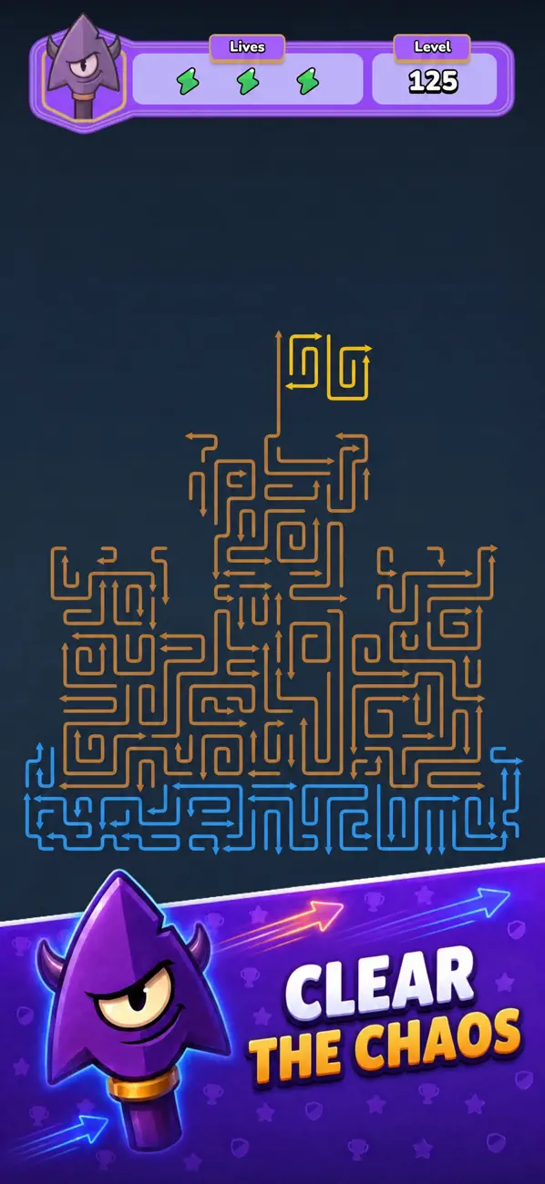Art Puzzle - Arrow Flow