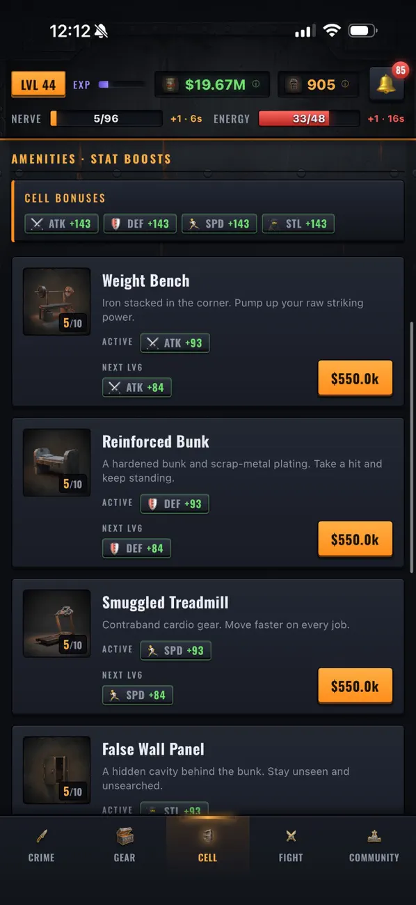 Prison Struggle: Idle
