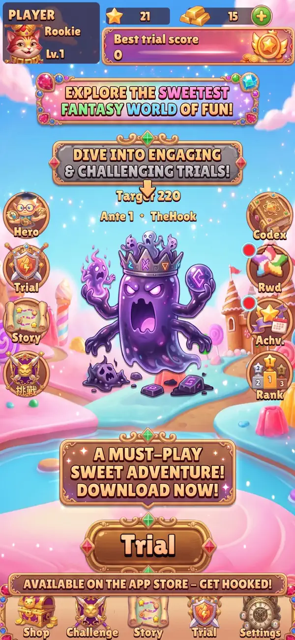 Sugar Royale: Card Roguelike