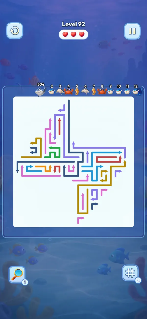 Tap Ocean Arrow