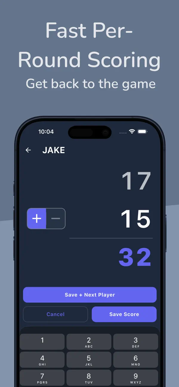 Score Keeper: Point Counter