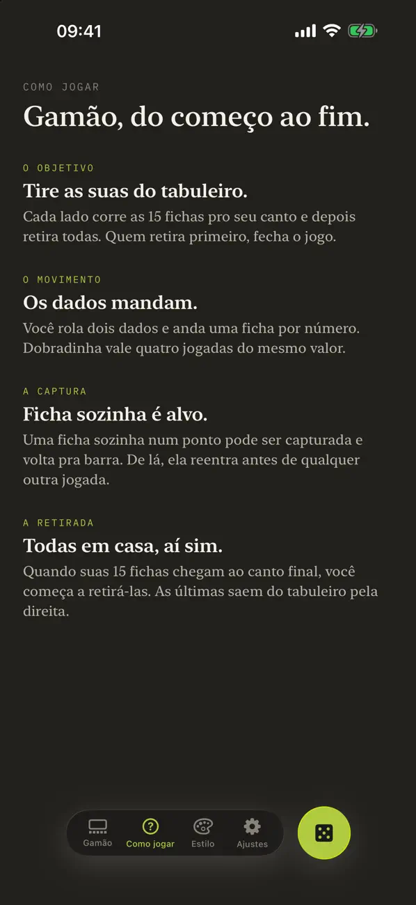 Gamão BLA