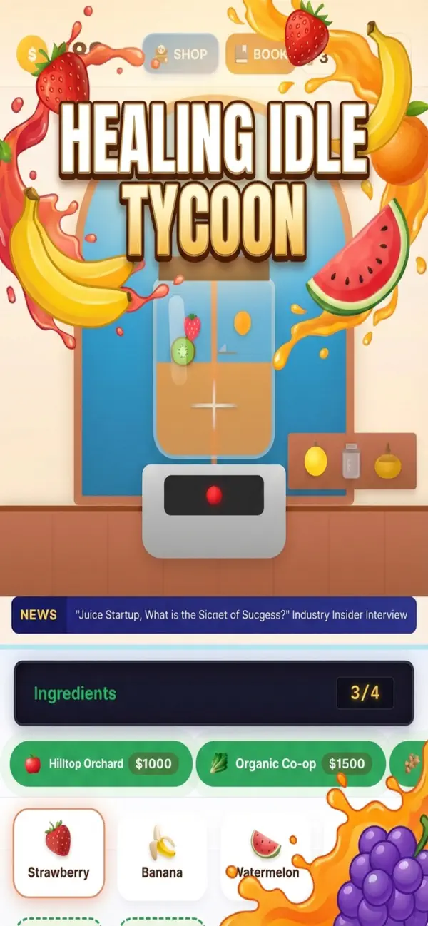 Juice Tycoon: Idle Juice Bar