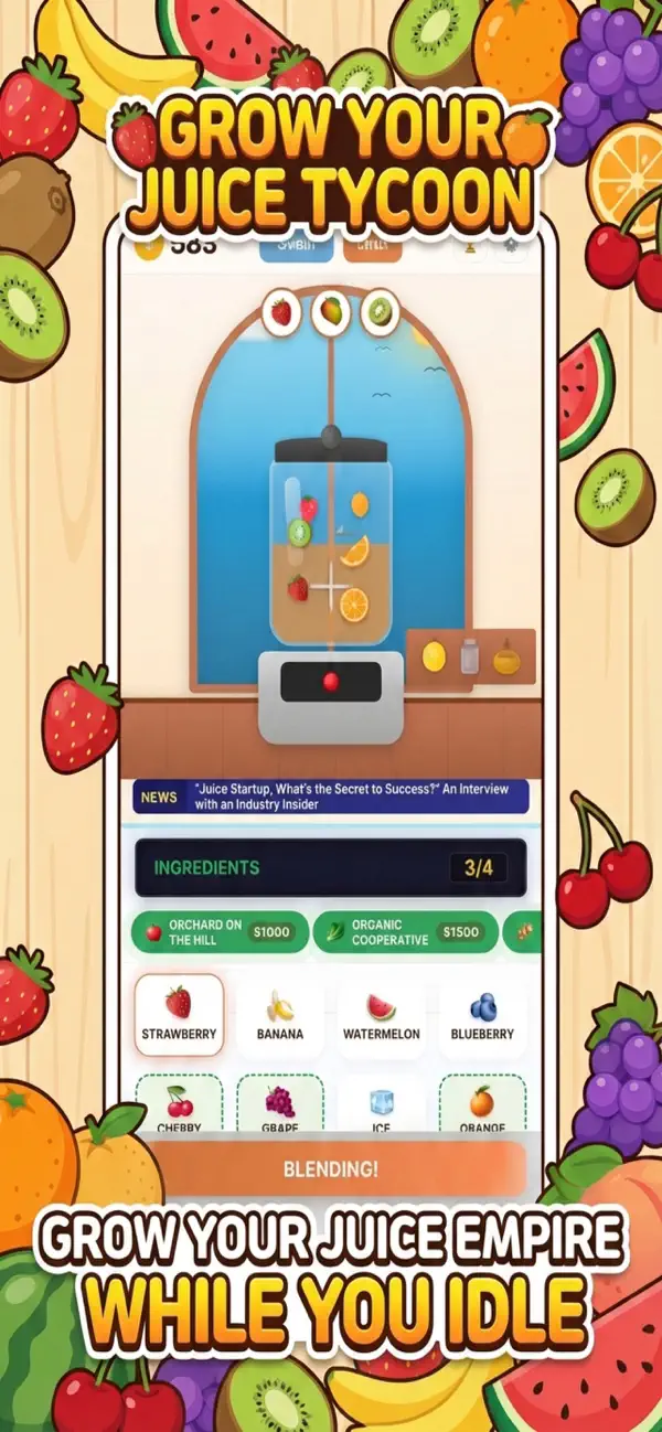 Juice Tycoon: Idle Juice Bar