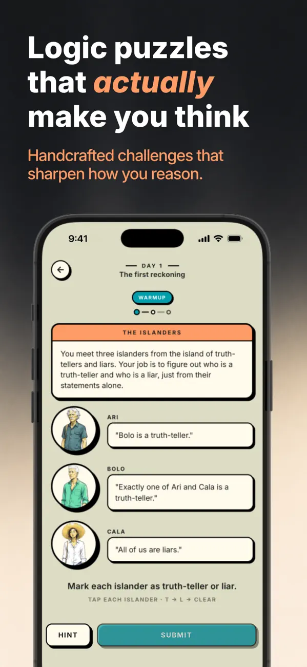 Logic Islands: Deduction Game