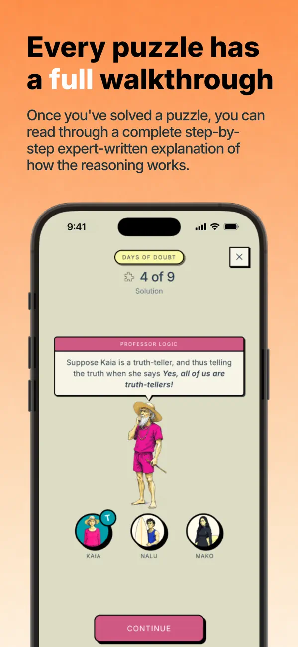 Logic Islands: Deduction Game