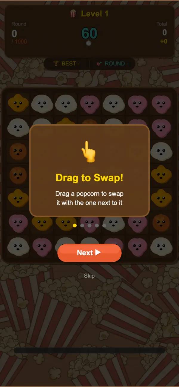 Popcorn Pop: Match Puzzle