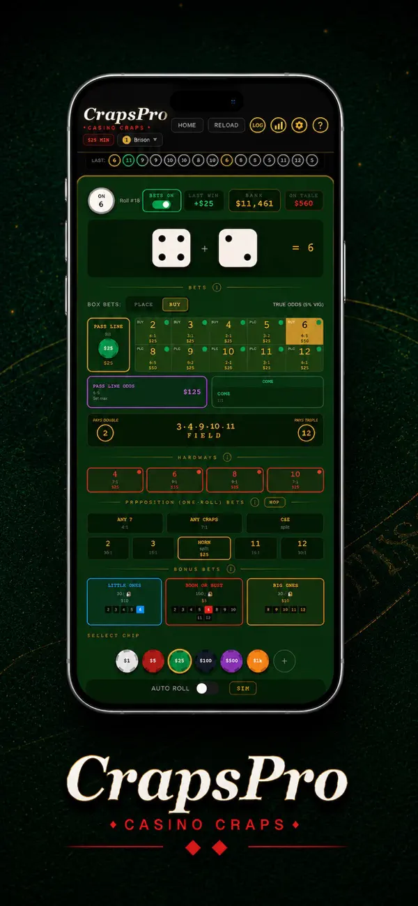 CrapsPro: Casino Craps