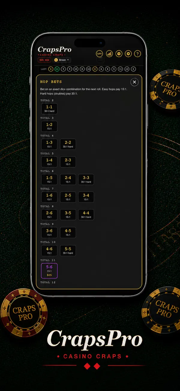 CrapsPro: Casino Craps