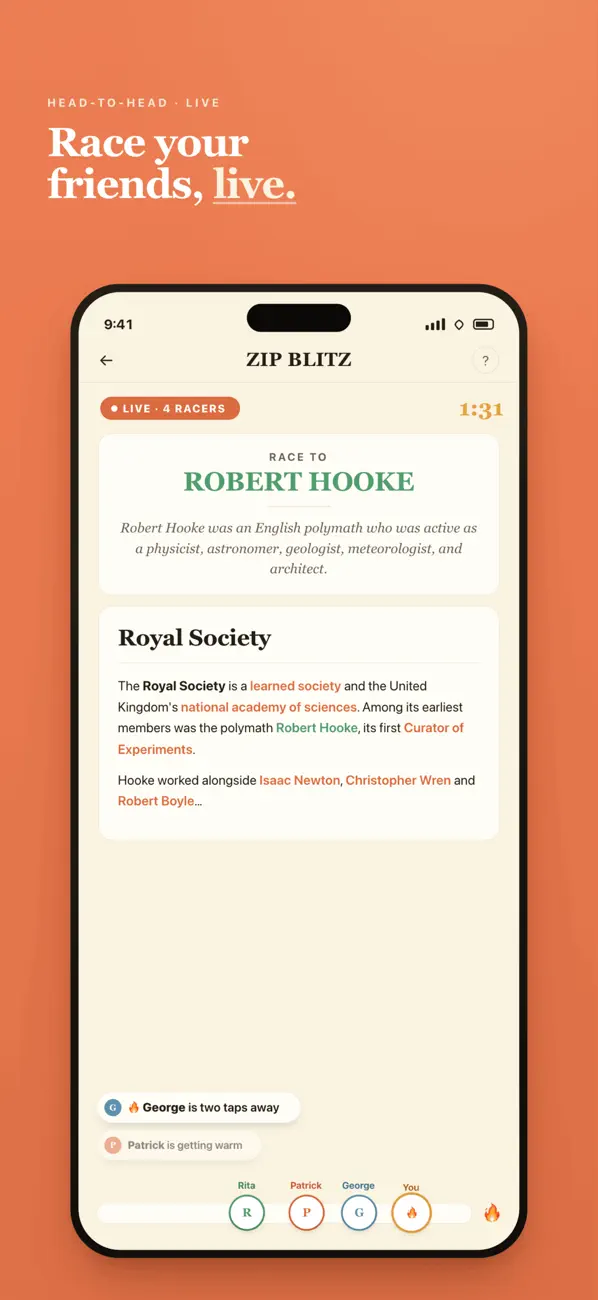 Zip Blitz - Wikipedia Races