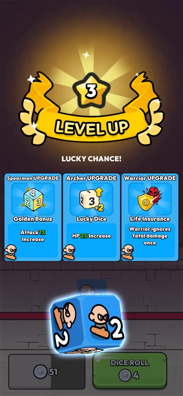 Castle Dice Heroes: Roguelike