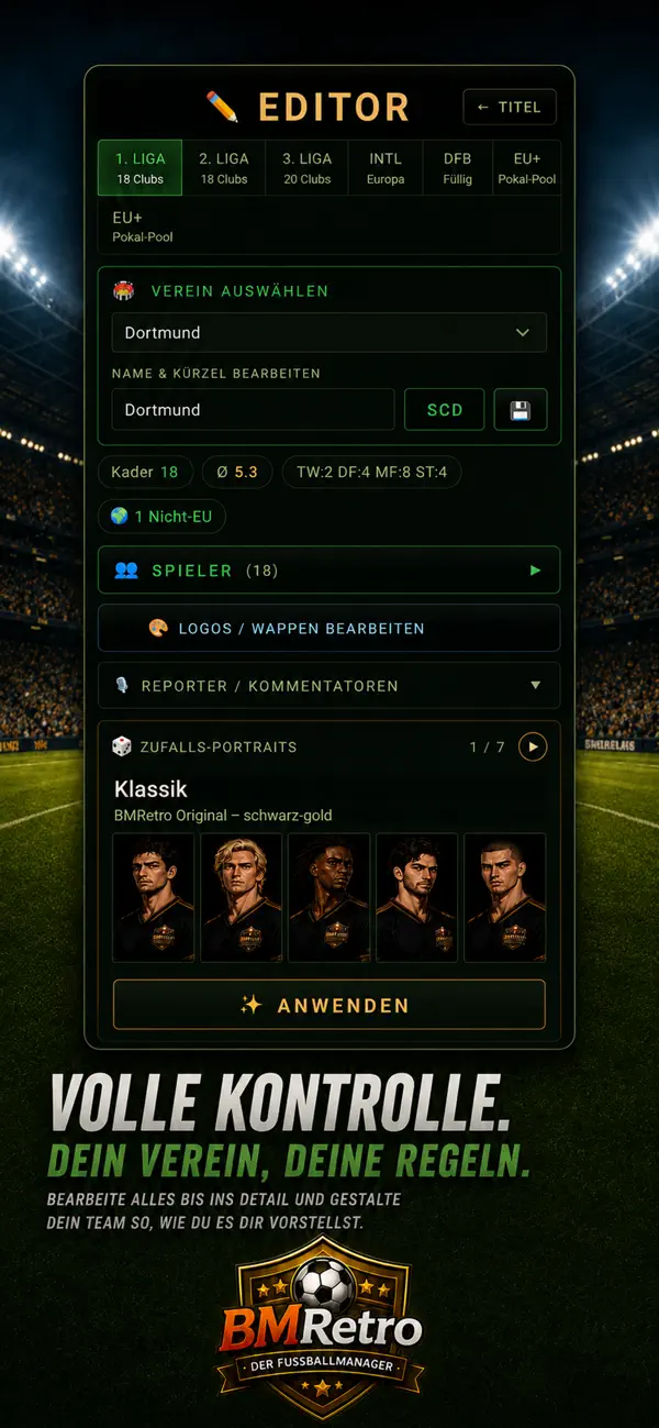 BMRetro - Der Fussballmanager