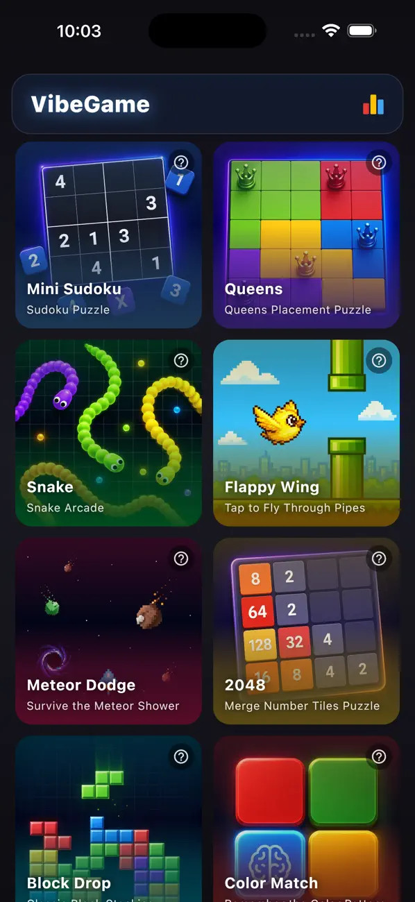Vibe Mini Games