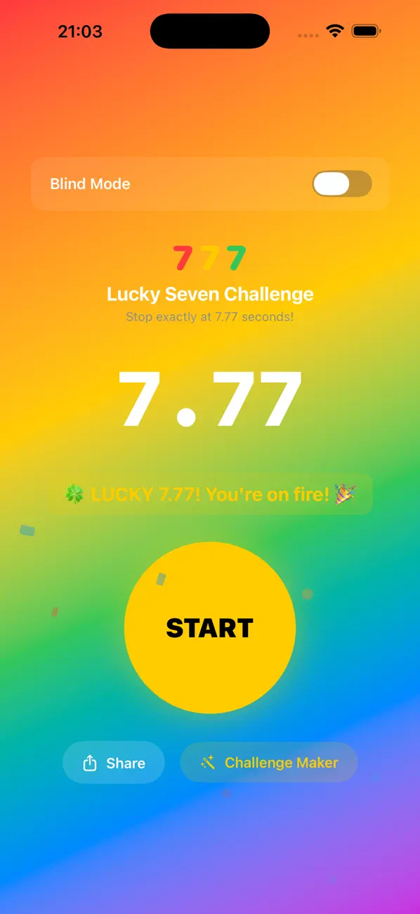 Lucky 777 Challenge
