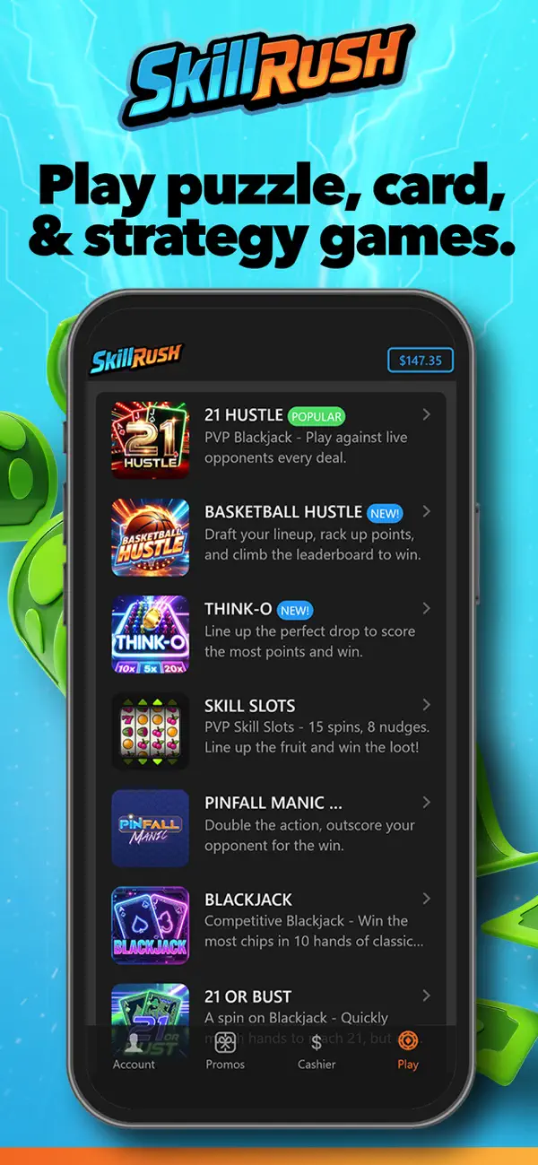 SkillRush - Win Real Cash