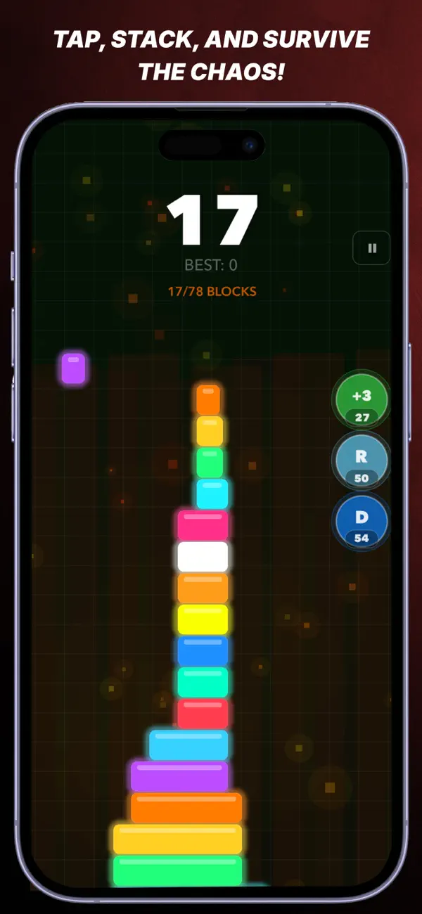 Drop to Sky: Tower Stack Game