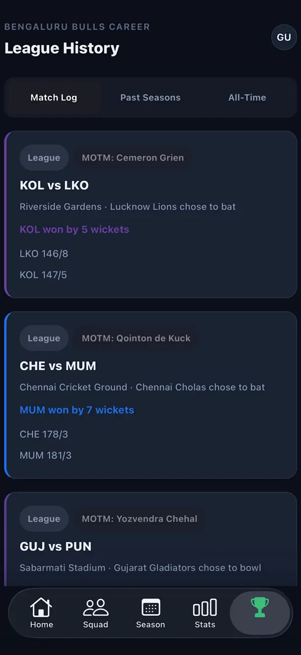 CricSim