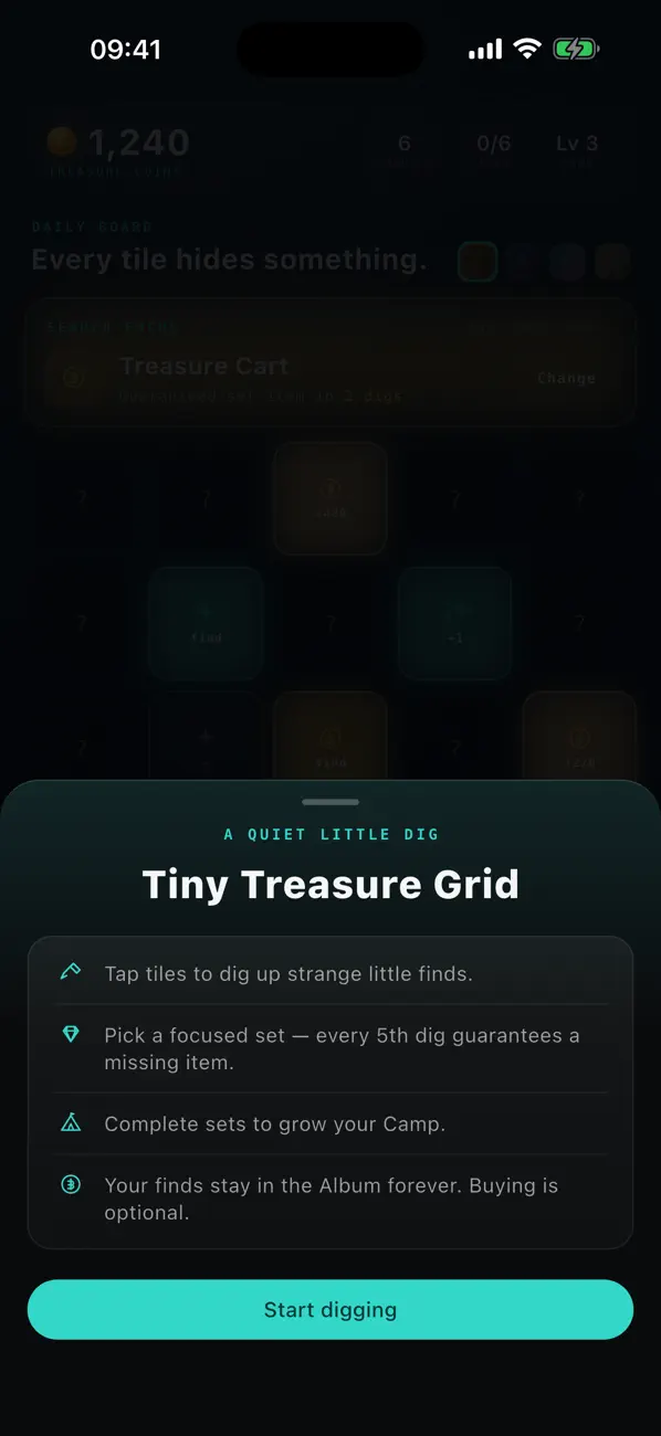 Tiny Treasure Grid