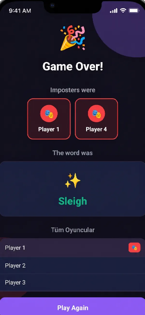 Imposter : Word Party Game